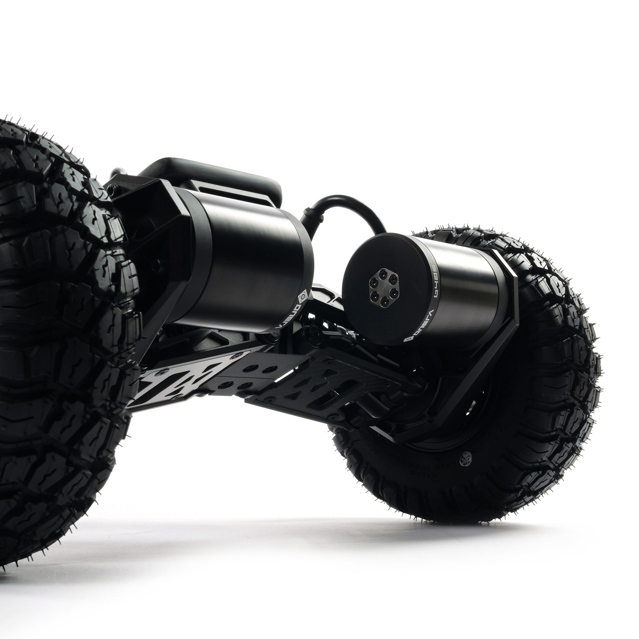 ONSRA VELAR electric longboard with full suspension, large all-terrain tires, and a powerful drivetrain built for fast, smooth off-road riding.