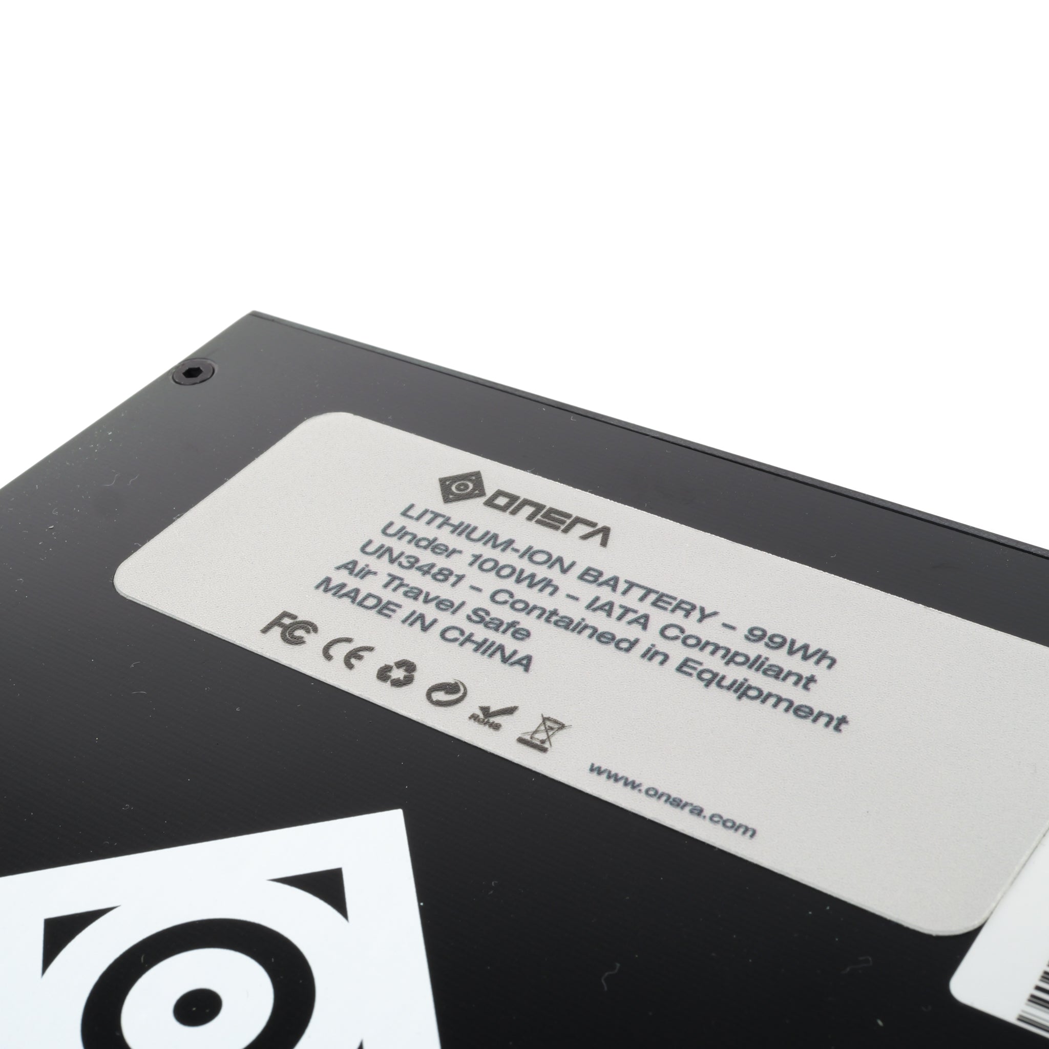 ONSRA ZENO electric skateboard battery in CNC-style black enclosure, available in 99Wh travel-safe and 259Wh extended versions