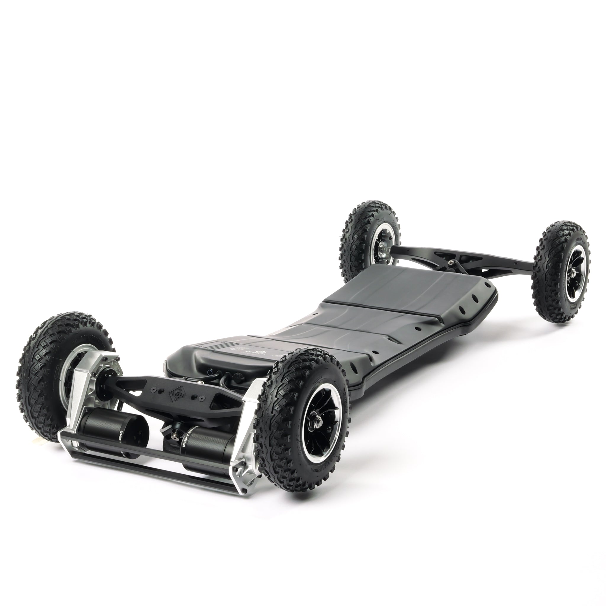 High-performance ONSRA VELAR 2.0 electric skateboard with sleek CNC-machined components, powerful belt drive motors, all-terrain wheels, and premium Swiss design for unmatched speed, stability, and carving.