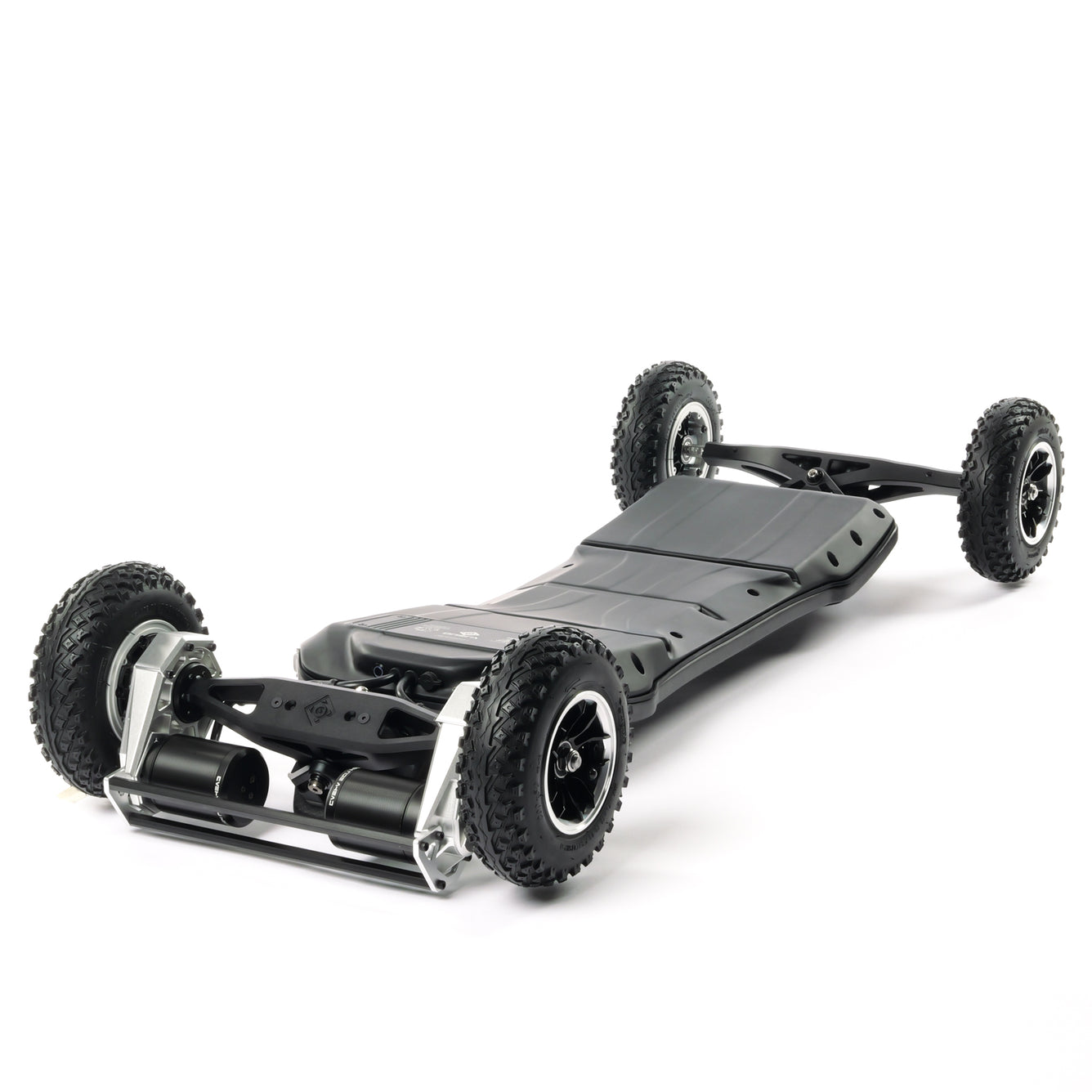 High-performance ONSRA VELAR 2.0 electric skateboard with sleek CNC-machined components, powerful belt drive motors, all-terrain wheels, and premium Swiss design for unmatched speed, stability, and carving.