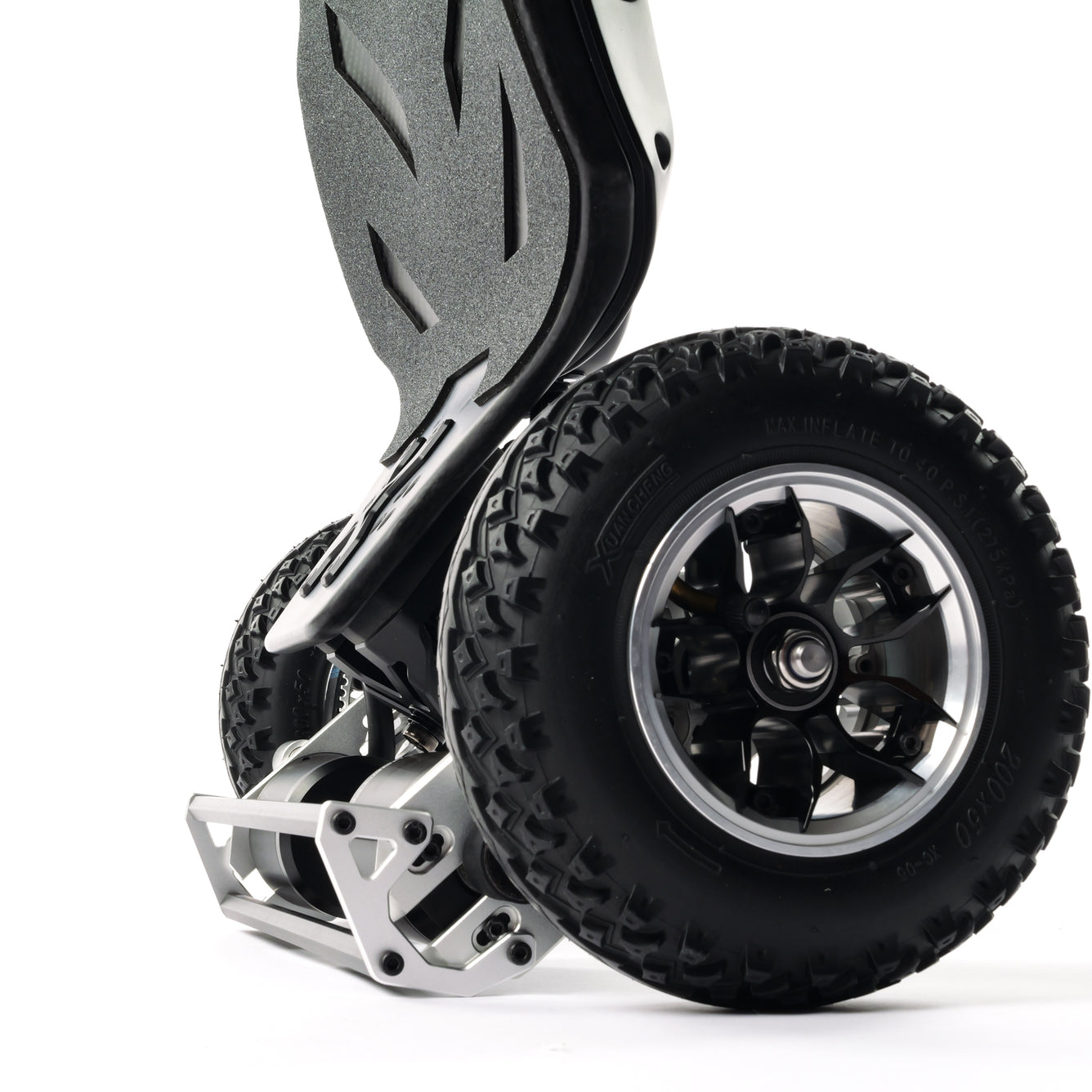 High-performance ONSRA VELAR 2.0 electric skateboard with sleek CNC-machined components, powerful belt drive motors, all-terrain wheels, and premium Swiss design for unmatched speed, stability, and carving.