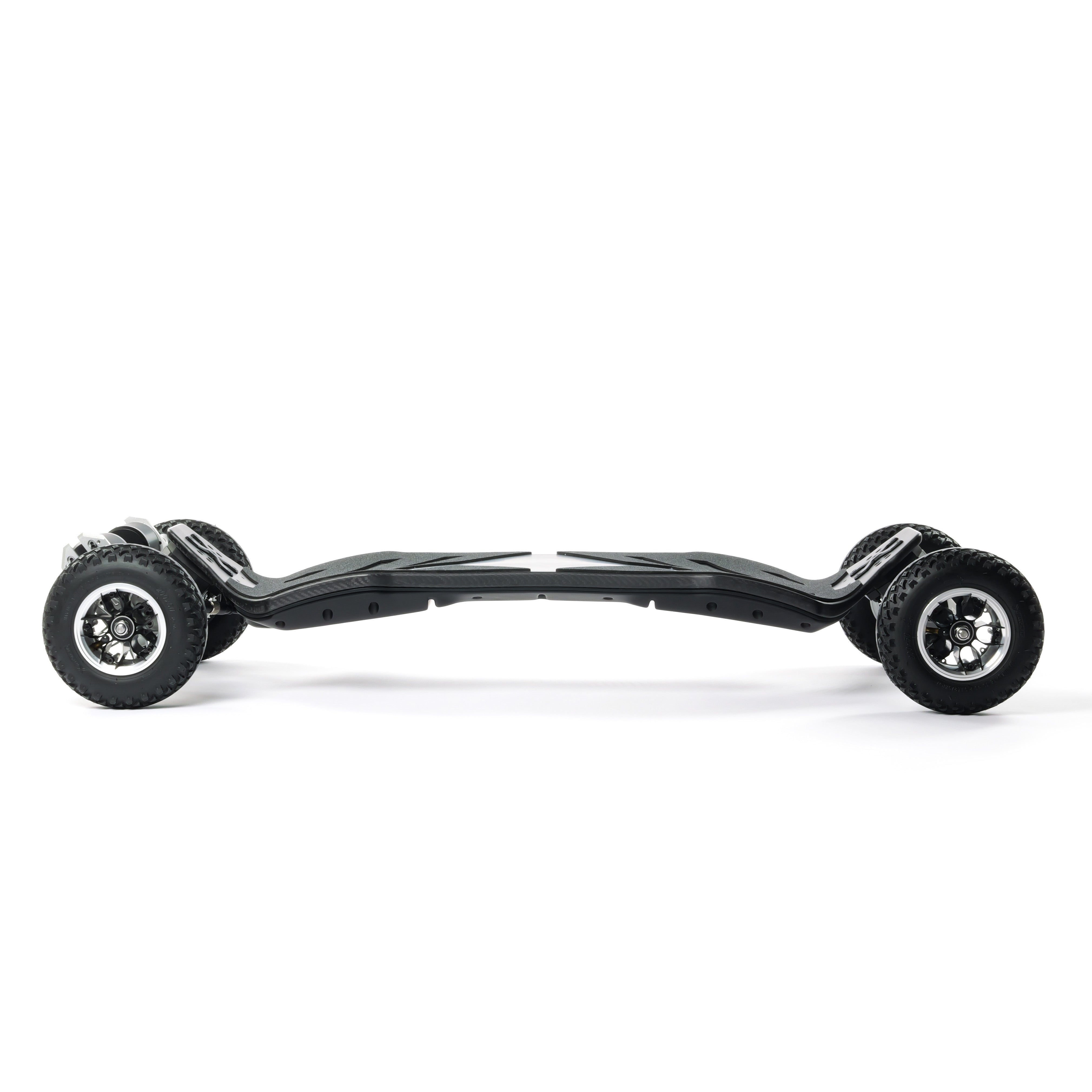 High-performance ONSRA VELAR 2.0 electric skateboard with sleek CNC-machined components, powerful belt drive motors, all-terrain wheels, and premium Swiss design for unmatched speed, stability, and carving.